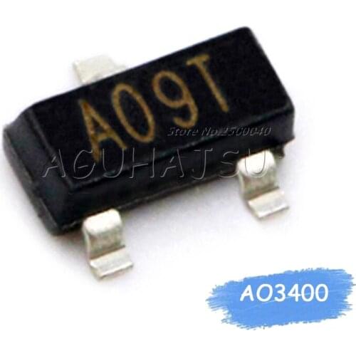 50pcs/lot AO3400 AO3400A SOT-23