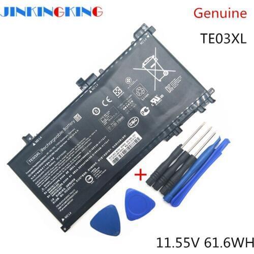 11.55V 61.6Wh New Original TE03XL Laptop Battery for HP 849570-541 TPN-Q173 HSTNN-UB7A 15-bc011TX 15-bc012TX 15-bc013TX