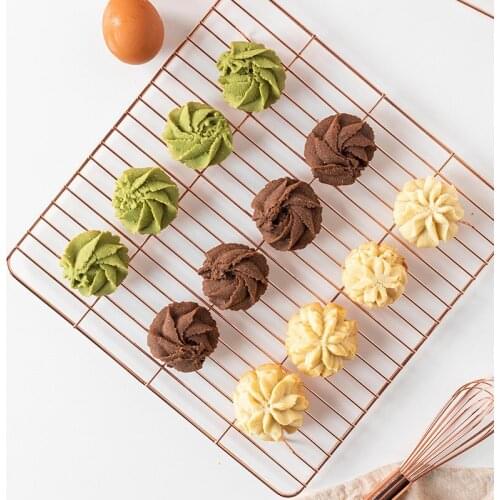 Stainless Steel Nonstick Cooling Rack Cookie Cake Bread Pastry Baking Tray Pan Barbecue Holder Shelf Kitchen Baking Accessories