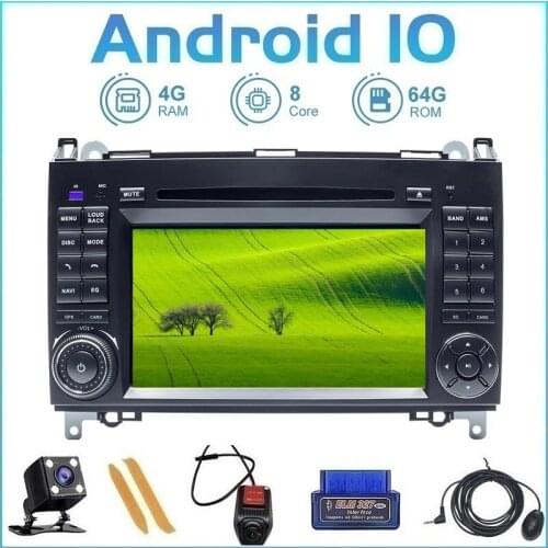 ZLTOOPAI 128G Android 10 For Mercedes Benz Sprinter B Class W169 W639 B200 GPS Navigation Car Multimedia Player Head Unit Stereo