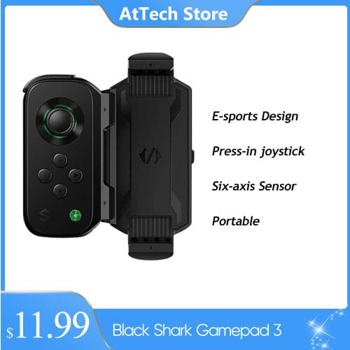 Black Shark Bluetooth Gamepad 2 Protable Gaming Rocker Controller for Black Shark 2 3 PRO,Mi 10, Redmi Note 9, Xiaomi Poco F2