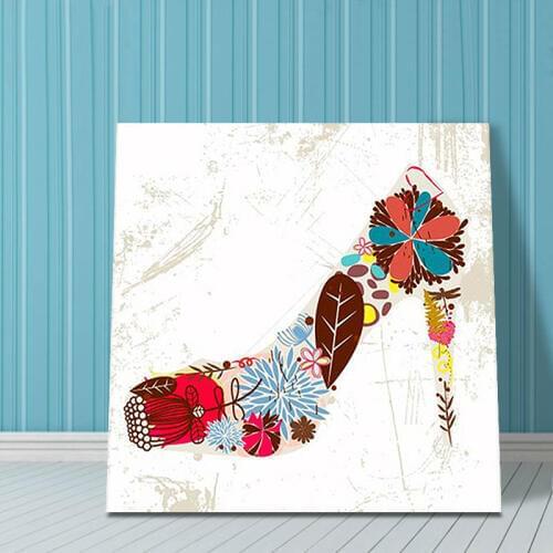 Diy oil painting High-heeled shoes coloring by numbers home decor for girls room digital paint by numbers