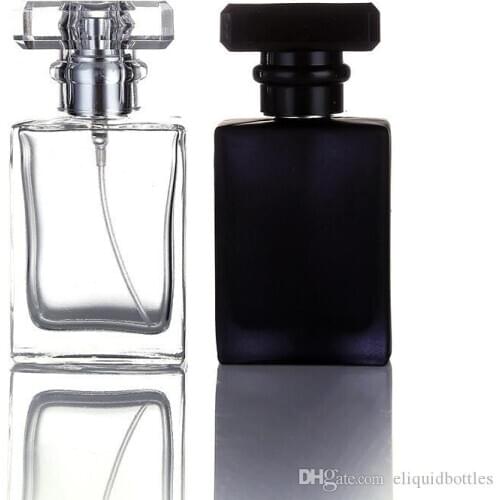 Canada Cheap Wholesale 30ml Rectangular Perfume Spray Bottles 1 OZ Empty Pump Perfume Bottles With Travel Size