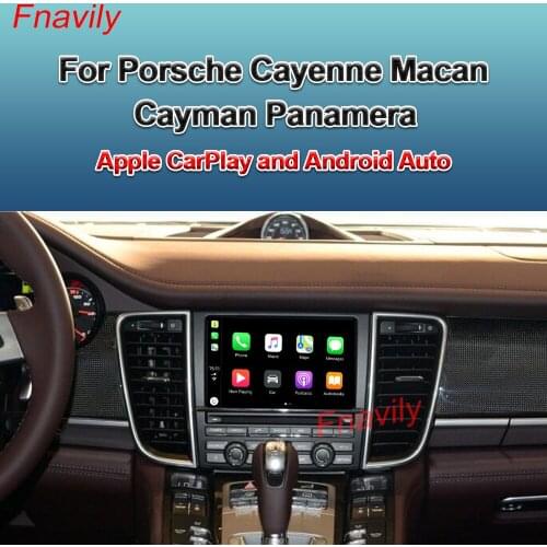Fnavily OEM Retrofit Wireless CarPlay Box Waze Google Map For Porsche Cayman Panamera 911 Cayenne Macan PCM3.1 2010