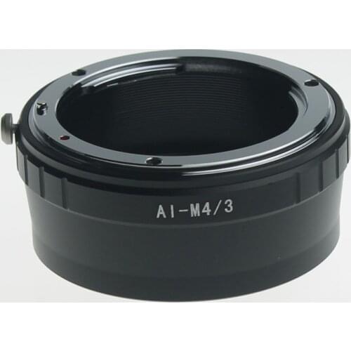 AI-M4/3 Lens Adapter Ring for Nikon F AI AF Lenses to Micro 4/3 M4/3 for G1 G2 G3 G6 G10 GH1 GH2 GF1 GF2