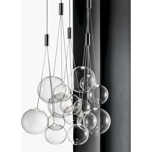 Cluster pendant light nordic glass Lamp Bar Pendant Lamp Random Bubble pendant light Home Decor bathroom pendant lighting