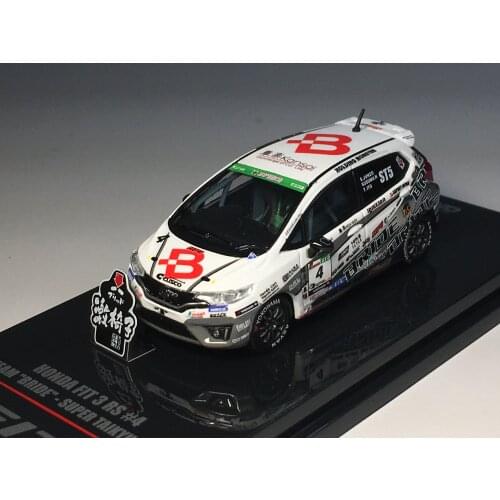 INNO 1/64 HONDA FIT 3 RS #4 TEAM "BRIDE" SUPER TAIKYU 2017DieCast Model Car Collection Limited