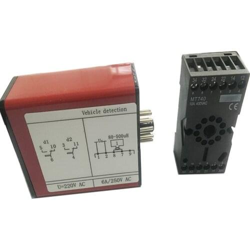 Red Signal Traffic Inductive Loop Vehicle detection for car packing gate opener system