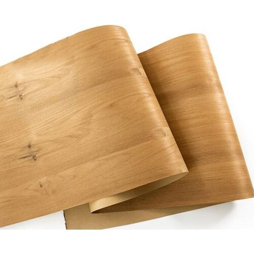 L:2.5Meters Width:56cm Thickness:0.25mm Ultra Wide Teak Pattern Natural Wood Veneer Furniture Veneer Veneer Teak Non Teak Width