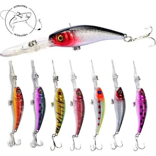 MinnowArtificial Sinking Wobblers 8G/10CMFishing Lure Hard Bait 3D Eyes Anti-Corrosion Bionic Professional Plastic Fishing Bait