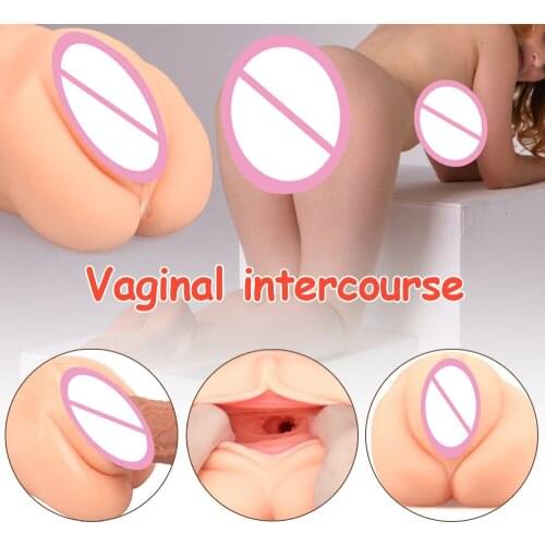Male Masturbator Artificial Mouth Vagina Masturbation Massager Aircraft Cup Adult Toy M2