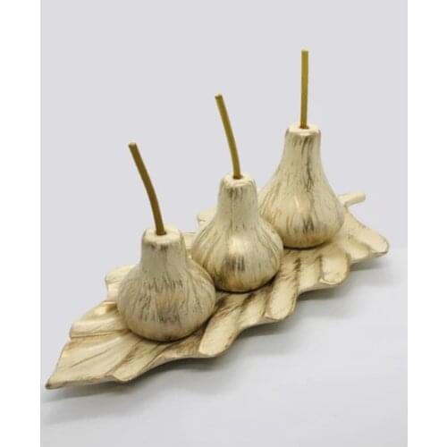 Vintage Look 3 Piece Pear Trinket Decoration Set