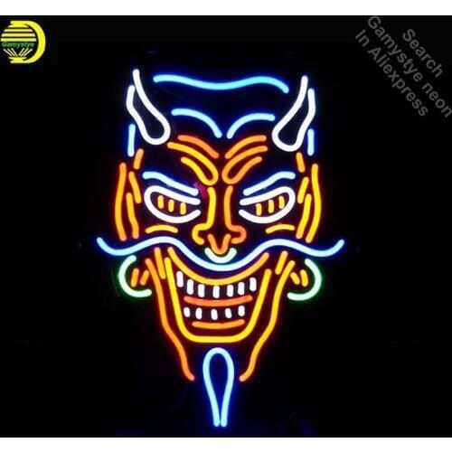NEON SIGN for skull avatar Grimace and avatar REAL GLASS BEER BAR PUB display Light Signs Signboard Store Shops 24x15 Dropship