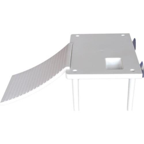 Practical Plastic Pet Toy Turtle Sunbathing Platform Reptile Ramp Ladder Rest Platform With 2 Frog Suckers