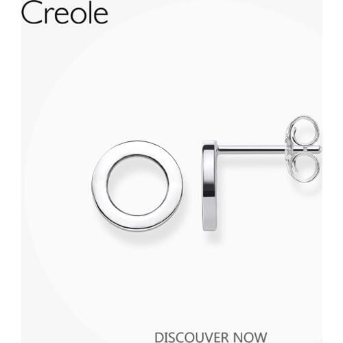 Ear Stud Earrings Circles,2019 Accessories Fashion Jewelry 925 Sterling Silver Classic Simple Gift For Women Lady Girls