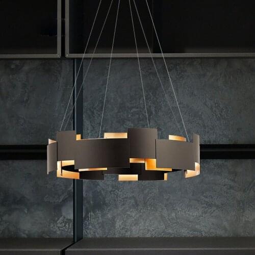 Modern Art Deco Led Pendant Lights Living Dining Room Decor Led Pendant Lamp Bedroom Hanging Light Metal Suspension Luminaire