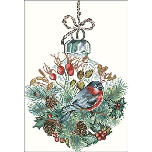 Bird in the light bulb patterns Counted Cross Stitch 11CT 14CT 18CT DIY Cross Stitch Kits Embroidery Needlework Sets home decor