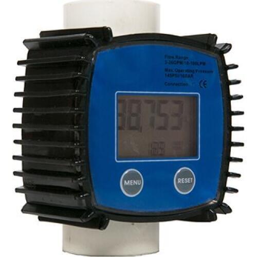 The 10~120 L/min Measuring Range G1'' Male Thread connection Battery supply K24 Digital turbine meter