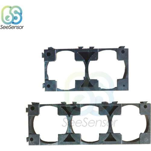 10pcs 26650 Lithium Cell Cylindrical Battery Case Holder Batteries Pack Plastic Holder Bracket For Diy Battery Pack