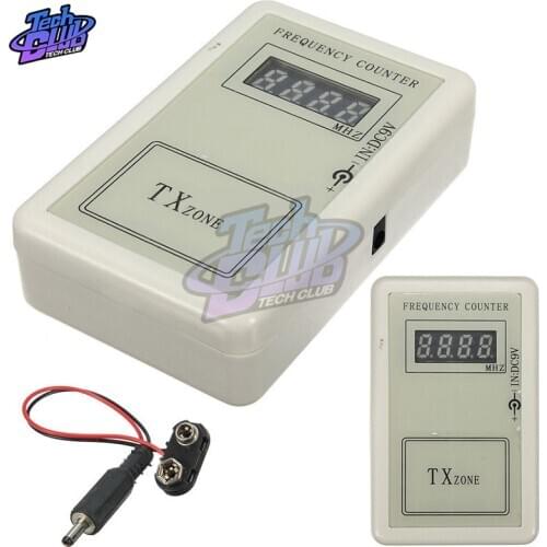 Remote Control Wireless Frequency Meter Counter 250-450MHZ for Car Auto Key Remote Control Detector Cymometer Power Supply