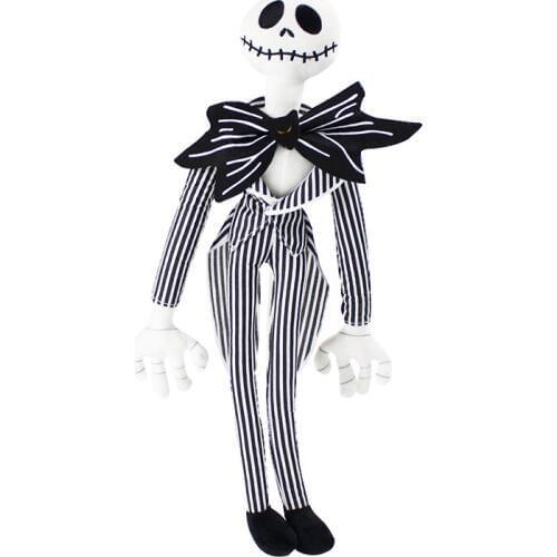Big Size 48cm The Nightmare Before Christmas Jack Plush Toy Jack Skellington in Suit Soft Stuffed Dolls
