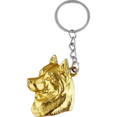 Alaskan Malamute dog Keychain Popular Metal Siberian Husky dog Key Ring Key Chain
