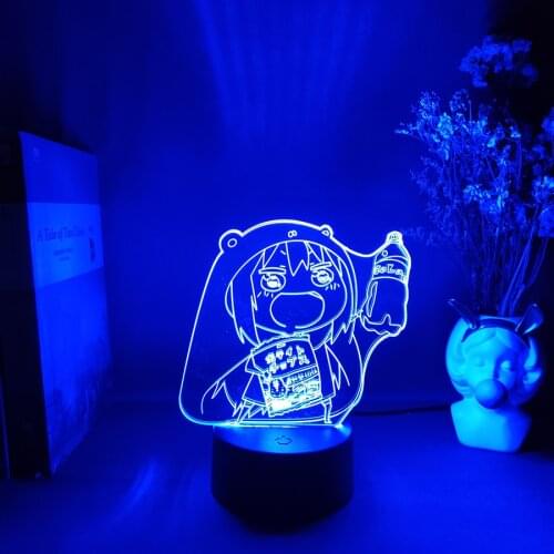 Yomoduki Runa Figurine led Anime Light Kakegurui Compulsive Gambler Rune Runa Yomozuki Kawaii Room Decor Manga Gift Otaku Friend