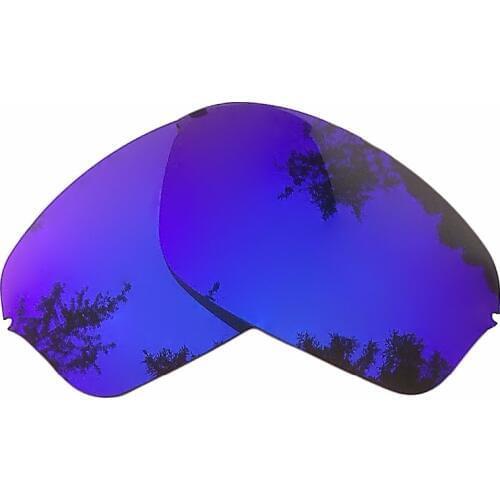 Purple Mirrored Replacement Lenses for Half Wire 2.0 Sunglasses Frame 100% UVA & UVB Anti-Reflective