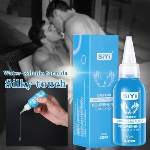 SIYI 50ml Sex Lubricants Water-based transprant Human body Sex Oil Vaginal Anal Gel Adults Sex Product Homosexual Lubricant
