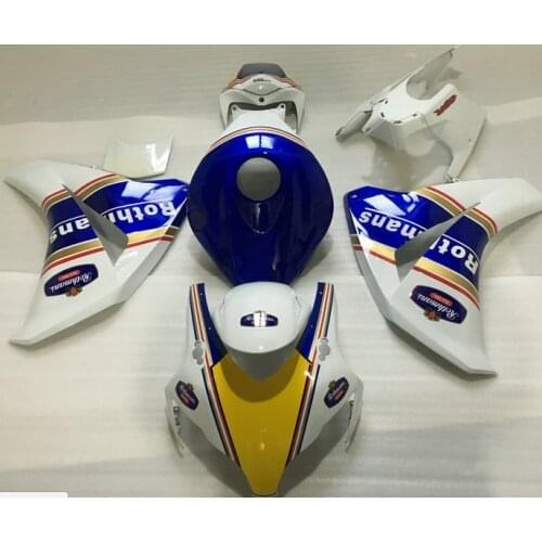 White blue For w1 08 09 10 11 CBR1000RR CBR 1000 RR CBR 1000RR 2008 2009 2010 2011 Repsol Fariring Kit Injection molding