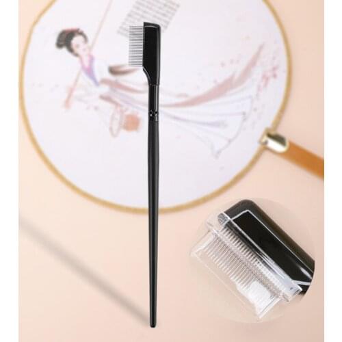 Metal Eyelash Comb Eyelashes Separator Mascara Curl Eyelash Grooming Brushes Cosmetic Lash Eyebrow Comb Makeup Beauty Tool