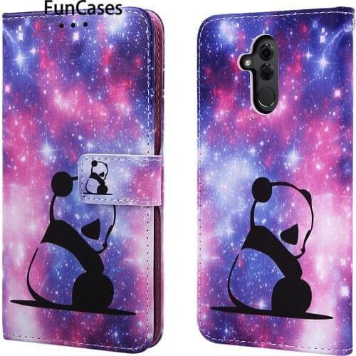 Mobile Cases For Huawei Y6 2019 Unicorn Movil PU Leather Phone Bag sFor Huawei funda Honor 8A Play Mate 20 Lite 10 P Smart 2019