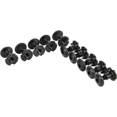 10PCS Black TMC Screws set for SFL Holster Fixed screws Carbon Steel material
