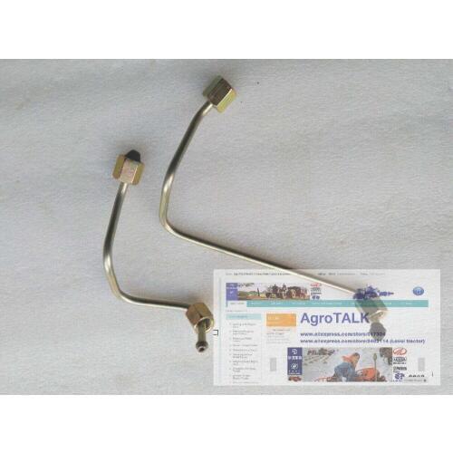 Set of hard lines for Shenniu Bison tractor SN250 / SN254 with engine HB295T ( swirl chamber), part number