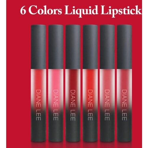 6 Colors Liquid Lipstick set Waterproof Long Lasting Birthday Edition Durable Liquid Lipgloss Beauty Cosmetics Makeup