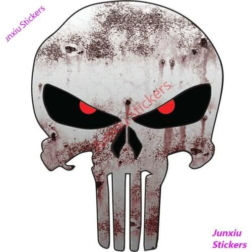 SKULL Army Sniper Military Car Stickers for Window Bumper Trunk Auto Laptop Motorcycle Uv Protection Accessories KK13*10cm