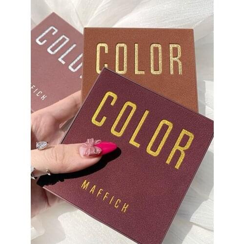 Natural 3D Face Shading High Lighter Powder Blush Palette Pressed Highlighter Prefessional Korean Makeup Powder Repair Blush