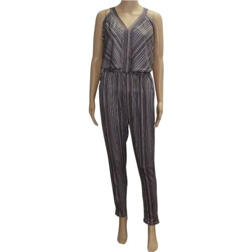 New fashion sexy women rompers african clothing stretch jumpsuit party night club sleeveless femmes rompers