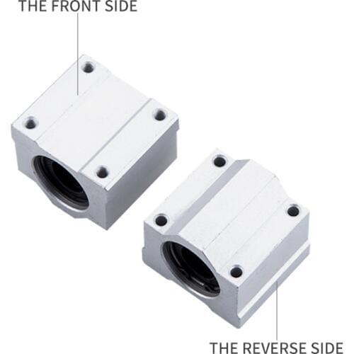 Sc16uu Sc20uu 2pcs Linear motion ball bearings cnc parts slide block bushing for 16/20mm linear shaft guide rail CNC parts