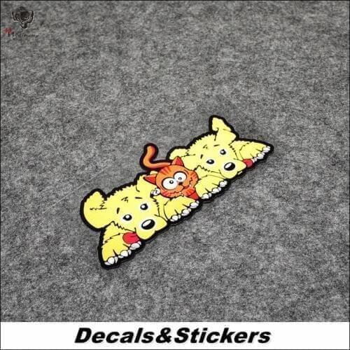 NO.L226 Rossi Lucky Dogs 3M Reflective Modified Stickers Car Glass Helmet Waterproof Decals Racing Motorcycle