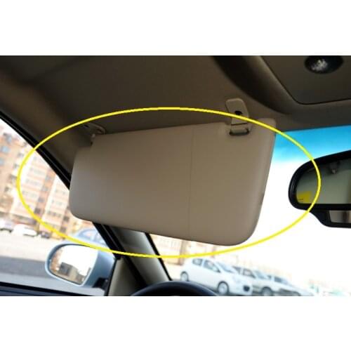 1pcs) 2 colors Sun visor assy left / right side Gray Beige color for Chinese Brilliance BS4 M2 Auto car motor parts