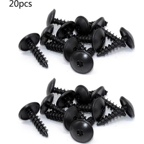 20 Pcs / lot Universal Engine Cover Undertray Front Wheel Arch Metal Torx Screw Fastener Clips