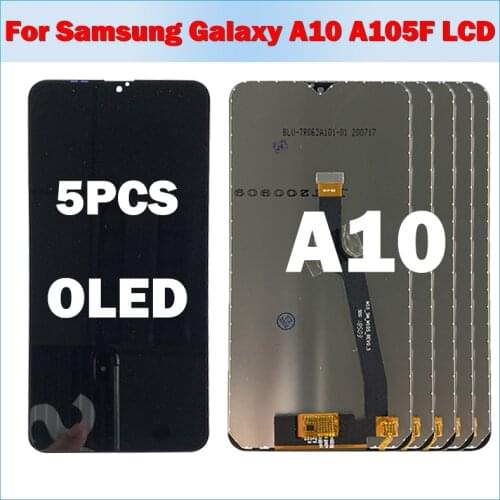 5Piece/lot OLED Display For Samsung galaxy A10 lcd Digitizer A105/DS A105F A105FD Display Touch Screen Digitizer