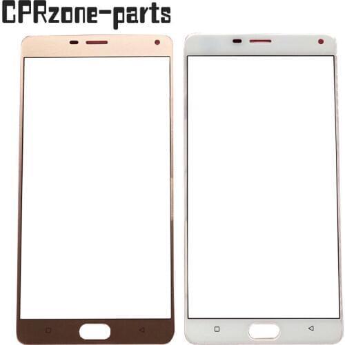 6.0" Black / White / Gold For Gionee M5 Plus GN8001 front outer touch glass lens panel Free Shipping