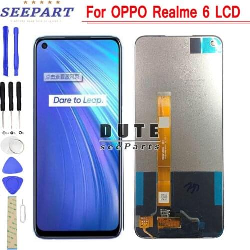 6.5 inches LCD for OPPO Realme 6 LCD display touch panel screen sensor assembly for Realme 6 RMX2001 LCD replacement