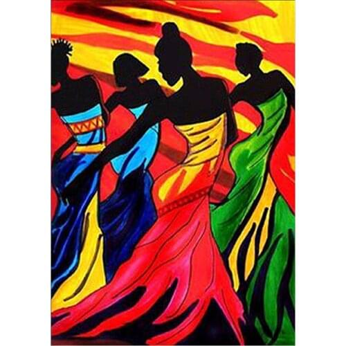 Full diamond 5D oil painting character diamond painting dancer DIY diamond embroidery kit landscape home decoration