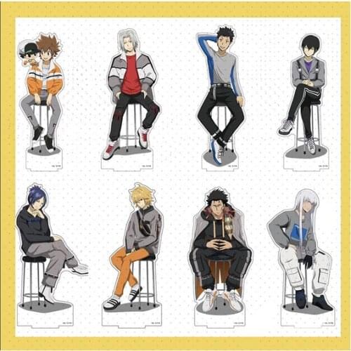 Anime HITMAN REBORN! Sawada Tsunayoshi Gokudera Hayato Acrylic Stand Figure Display Model Plate Cosplay Decor Collection Gifts