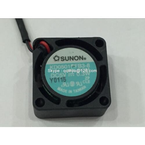 Free Shipping 20PCS New SUNON KD0501PFB3-8 DC5V 0.3W 20*20*10MM 2CM mute ultra small cooling fan