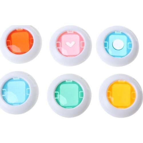 Instax Mini 8/8+/9/7s/KT 6 Pcs Colorful Filter Lens For Fuji Instant Film Camera