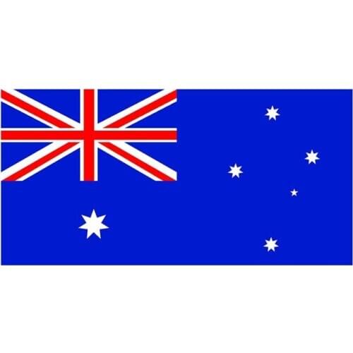 Hot Reflective Vinyl Cover Scratches Australian Aus National Flag Car-Sticker Decals Bumper Window Bodywork Car KK16*8cm